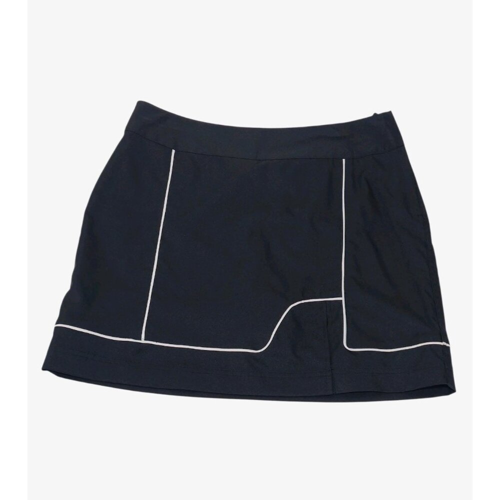 Lija Golf / Tennis Skort Side Zip Black Size 8 Women's (Waist 32)